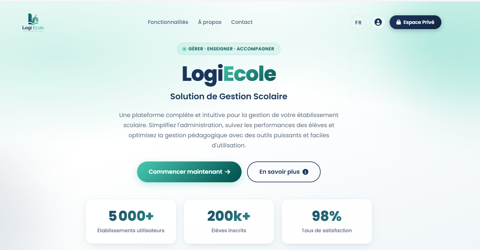 Application de Gestion Scolaire